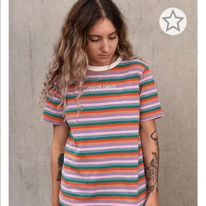 Santa Cruz Multi Stripe Classic 70s T